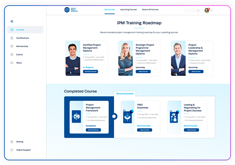 Courses and Certifications1