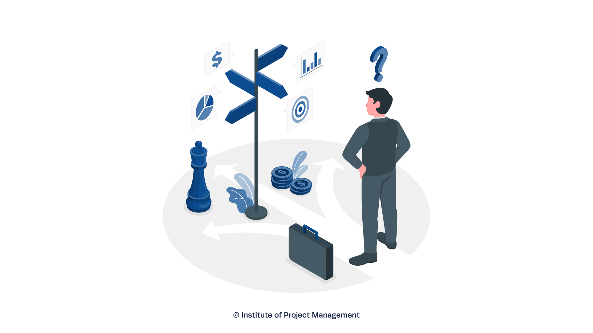 Deciding Career Illustration